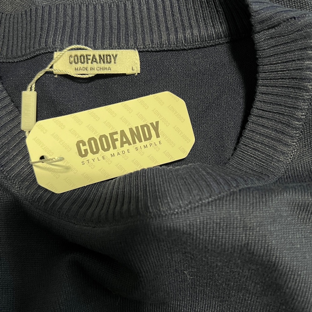 Classic Blue Crew Neck Sweater - Picture 3 of 3